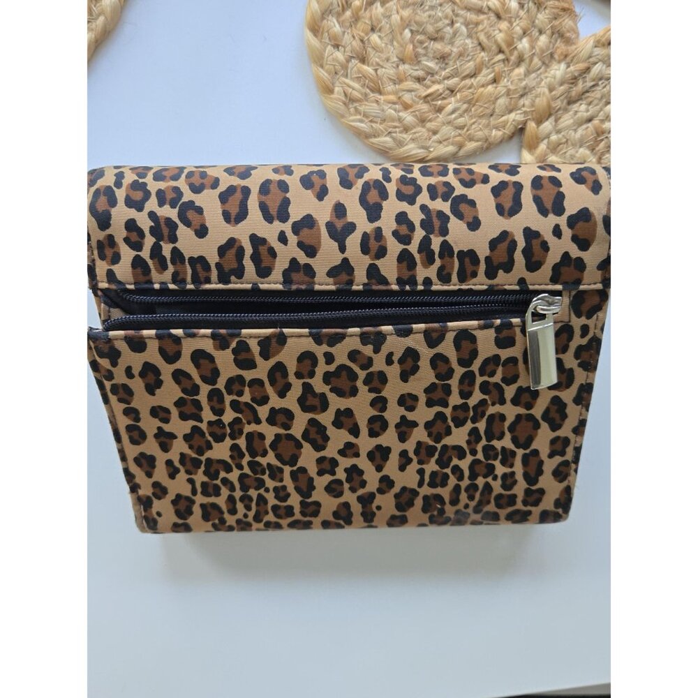 Leopard Print Wallet With Calculator Large Vintag… - image 6